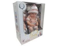 37.5cm bbay doll with scarf/gloves (red)