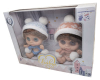 15cm baby doll with scarf