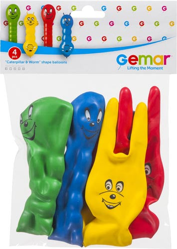 4 CATERPILLAR & WORM SHAPE