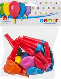 WHISTLE BALLOONS ASSORTED 19 CM