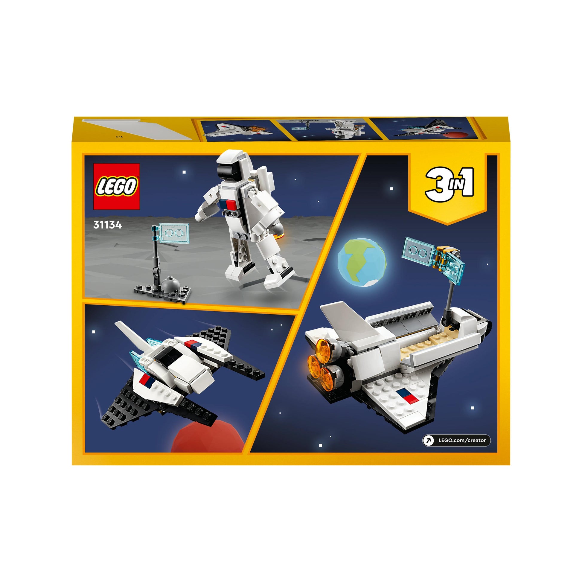 مجموعة مركبة فضائية 31134 من LEGO® Creator (144 قطعة)