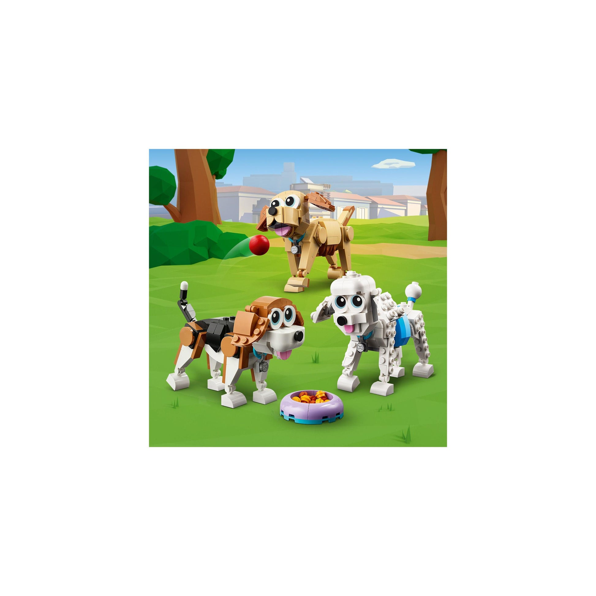 LEGO® Creator Adorable Dogs 31137 Building Toy Set (475 Pieces)