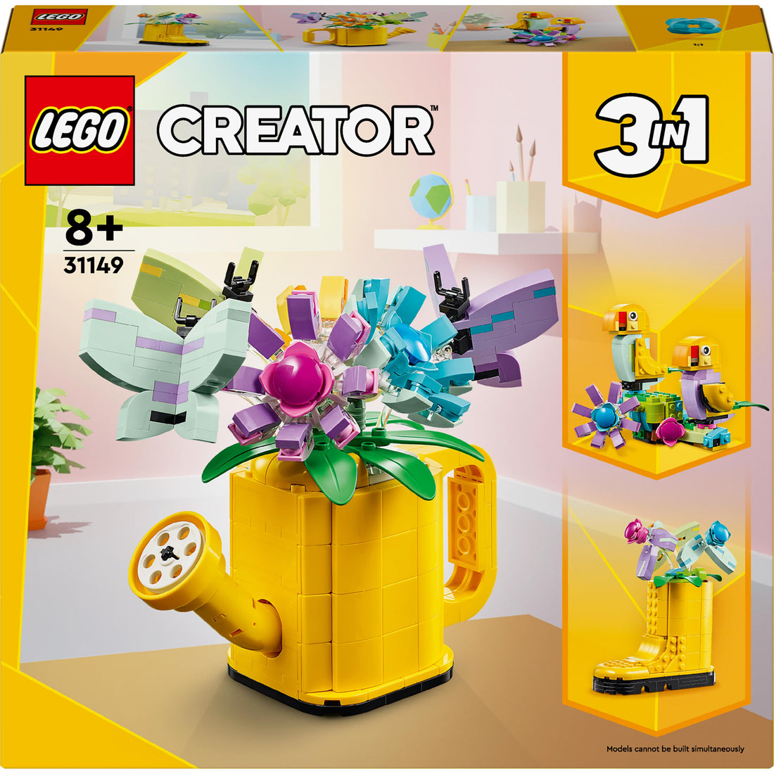 LEGO® Creator Flowers in Watering Can 3in1 Toy 31149