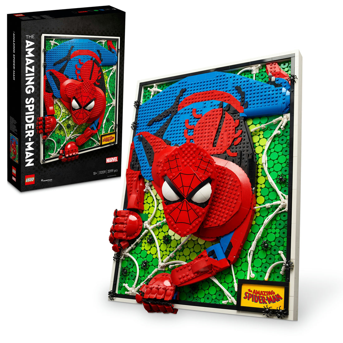 مجموعة بناء الرجل العنكبوت المذهل 31209 من LEGO® Art (2099 قطعة)