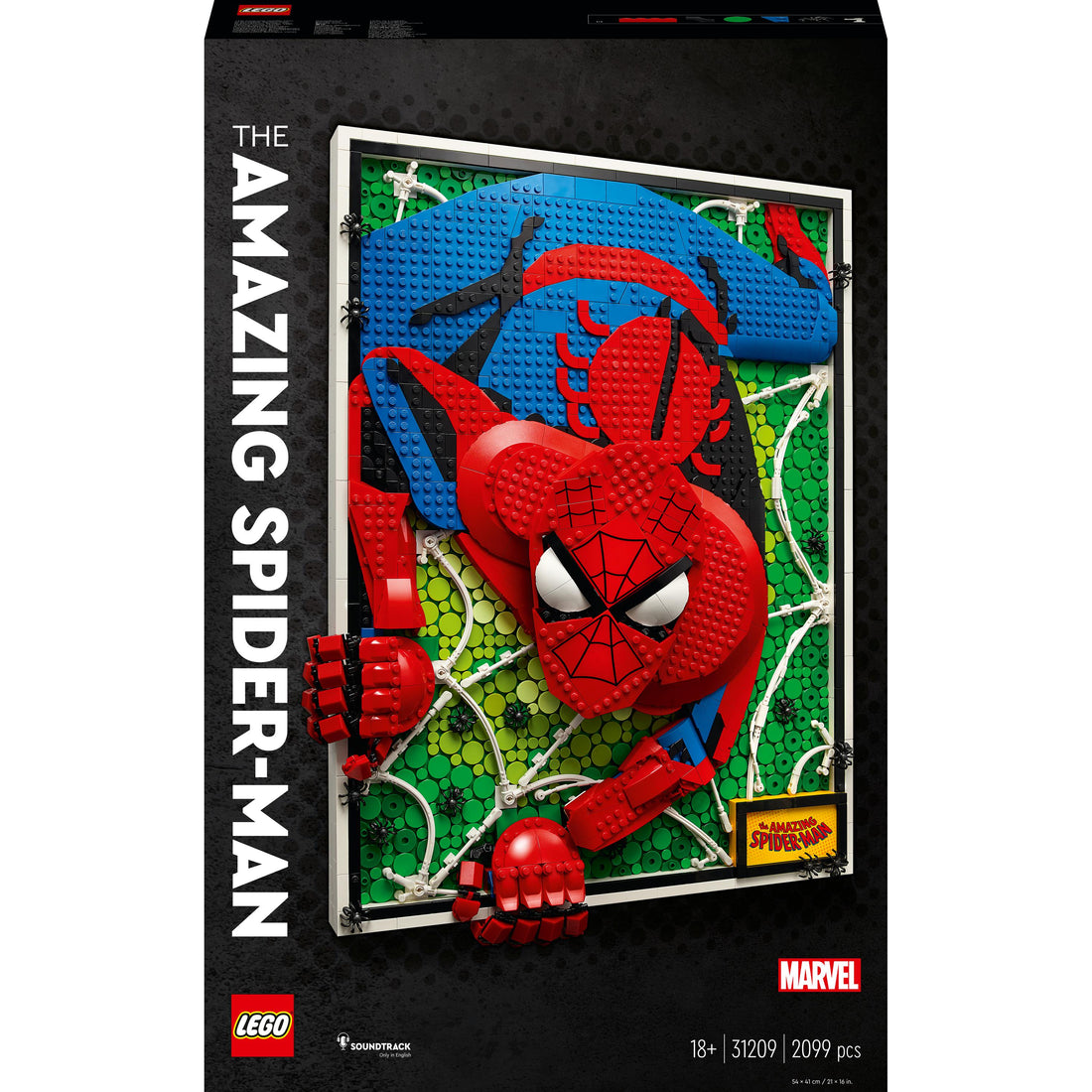مجموعة بناء الرجل العنكبوت المذهل 31209 من LEGO® Art (2099 قطعة)
