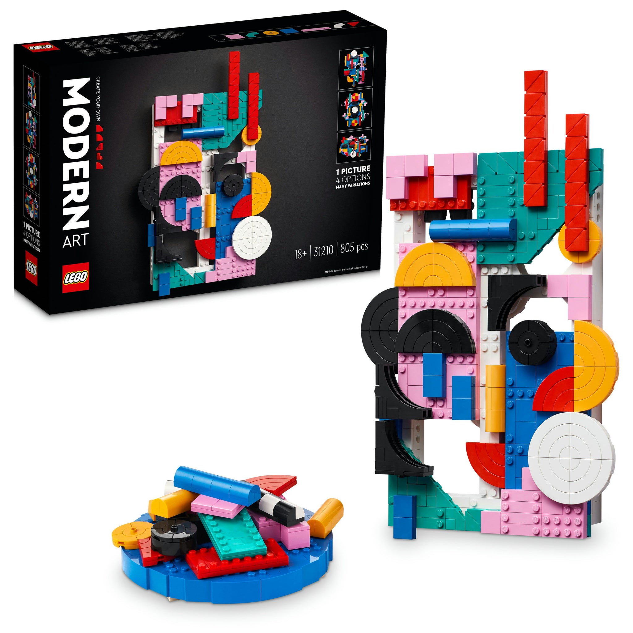 مجموعة بناء الفن الحديث 31210 من LEGO® Art (805 قطعة)