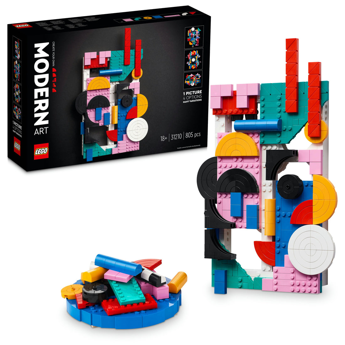 مجموعة بناء الفن الحديث 31210 من LEGO® Art (805 قطعة)