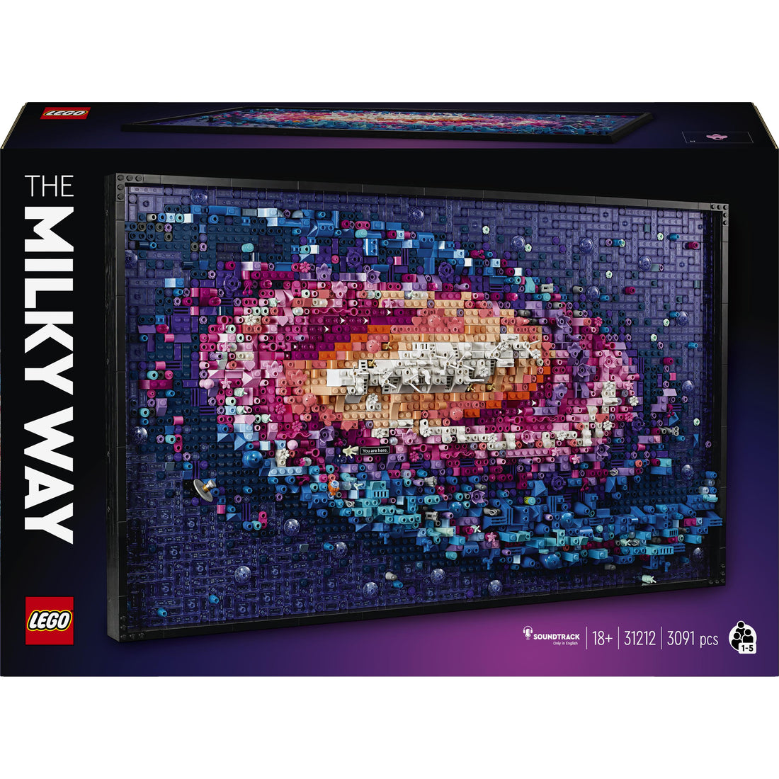 مجموعة لوحة فنية جدارية لمجرّة درب التبانة 31212 من LEGO® Art