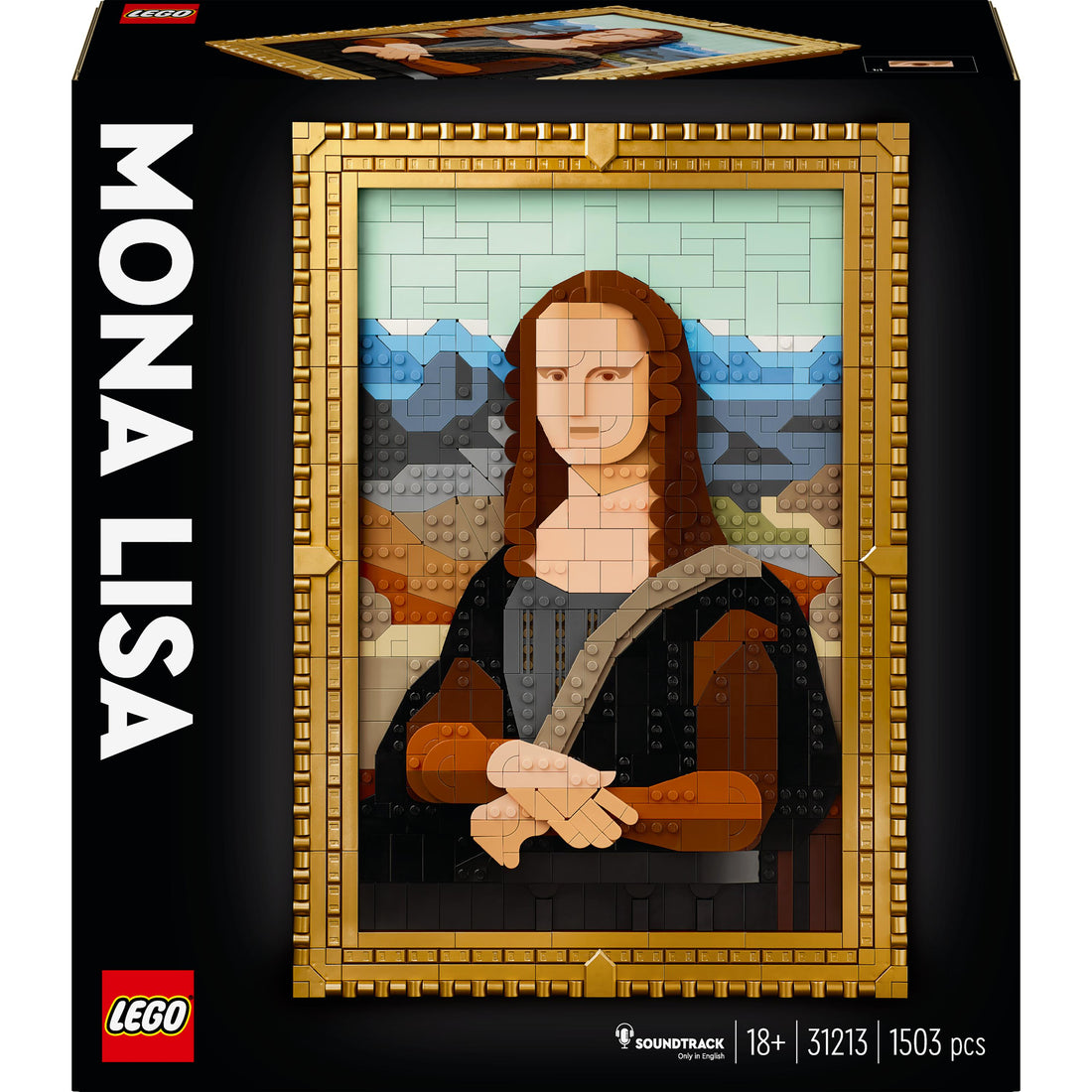 مجموعة بناء لوحة موناليزا 31213 للبالغين من LEGO® Art
