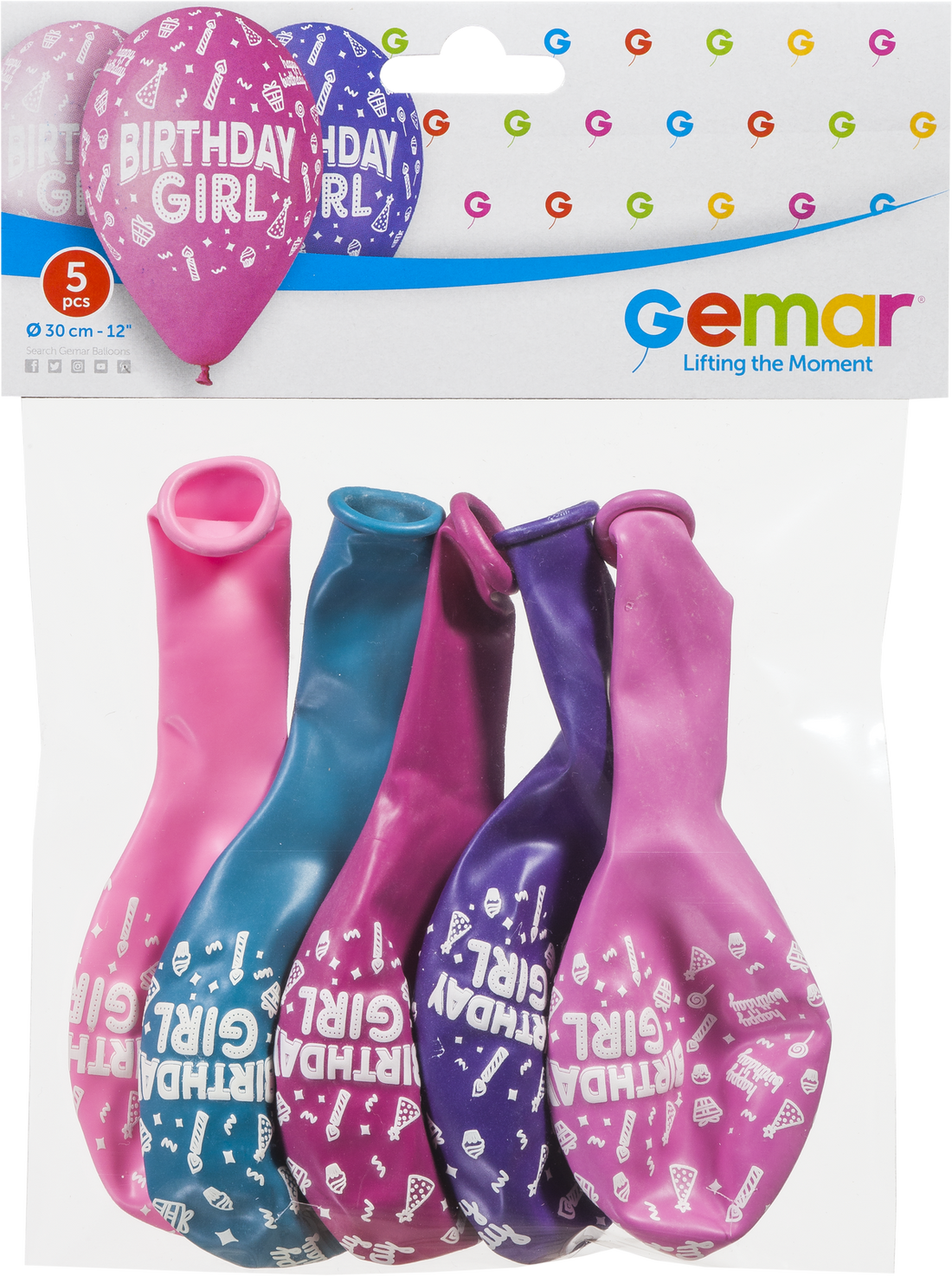 BIRTHDAY GIRL BALLOONS