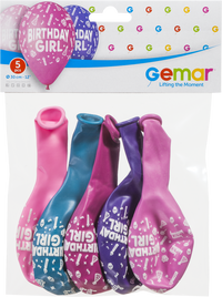 BIRTHDAY GIRL BALLOONS
