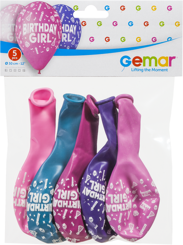 BIRTHDAY GIRL BALLOONS