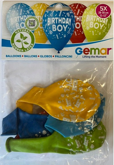 BIRTHDAY BOY BALLOONS
