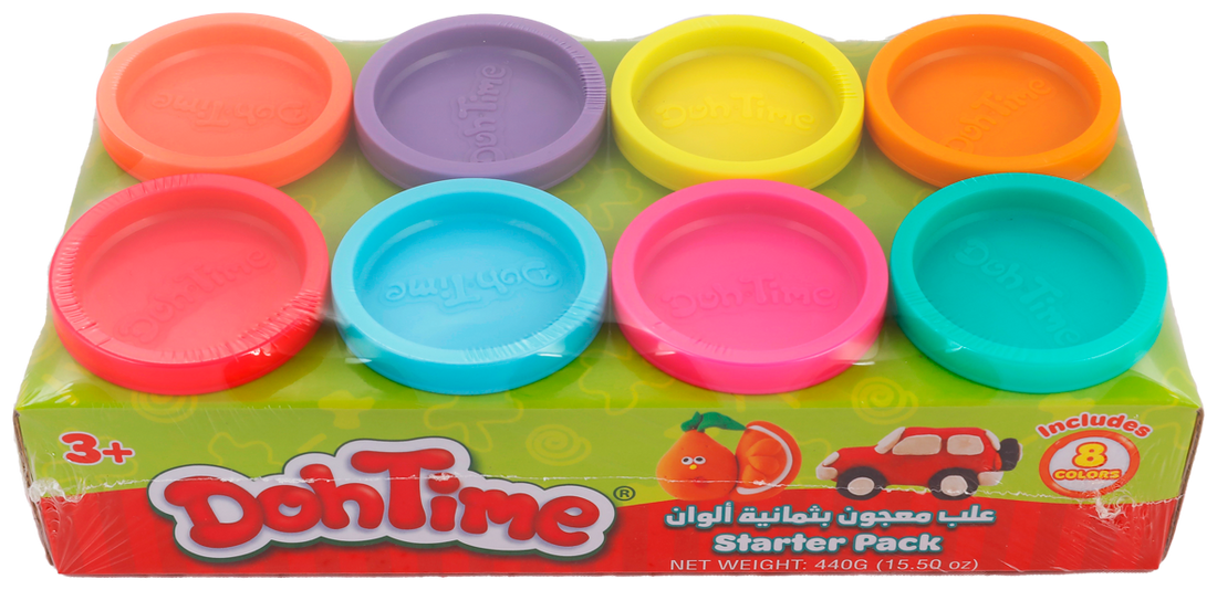 DohTime Starter Pack Bright Colors 8 cans (2 oz)