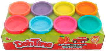 DohTime Starter Pack Bright Colors 8 cans (2 oz)