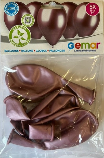 SHINY PINK BALLOONS 33CM