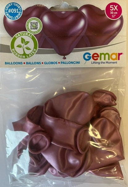 5 PCS SHINY PINK #091