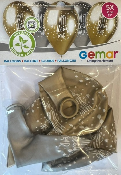 5 PCS HAPPY NEW YEAR Balloon