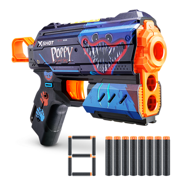 X-Shot Skins Flux (8 Darts) Poppy Playtime