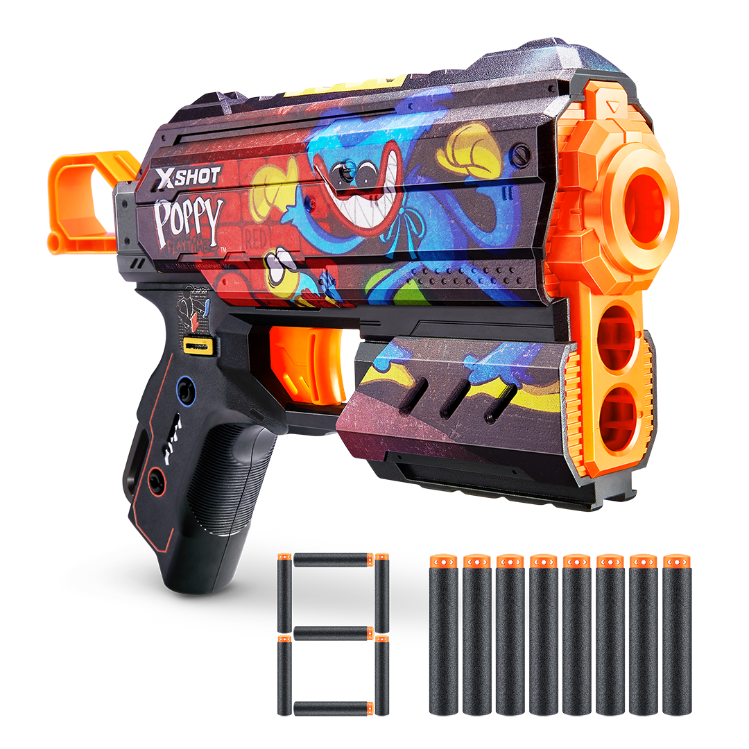 X-Shot Skins Flux (8 Darts) Poppy Playtime