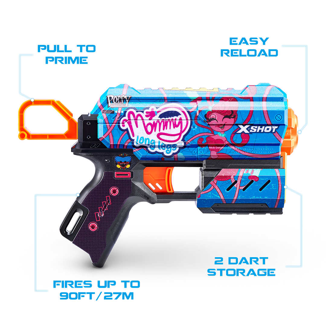 X-Shot Skins Flux (8 Darts) Poppy Playtime