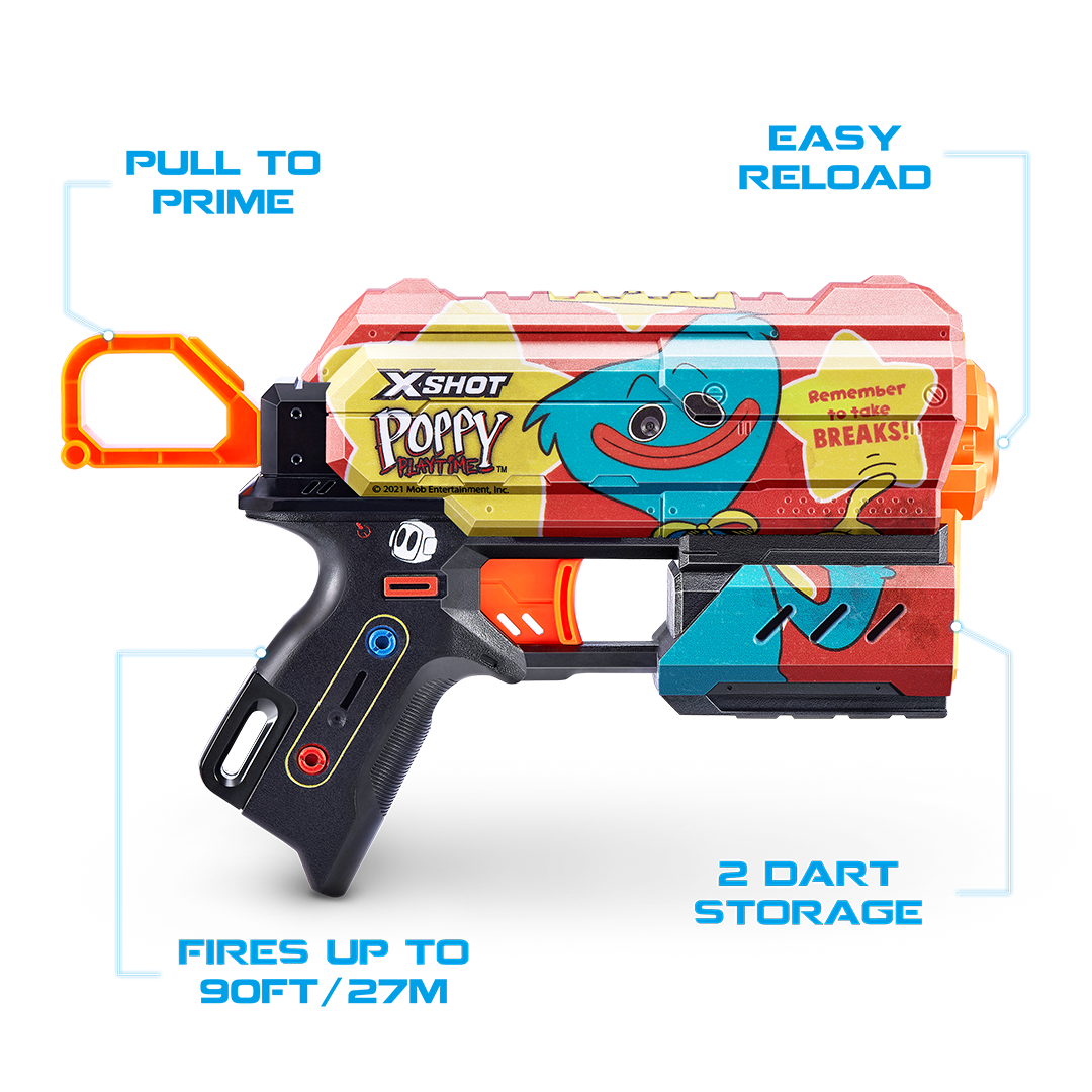 X-Shot Skins Flux (8 Darts) Poppy Playtime