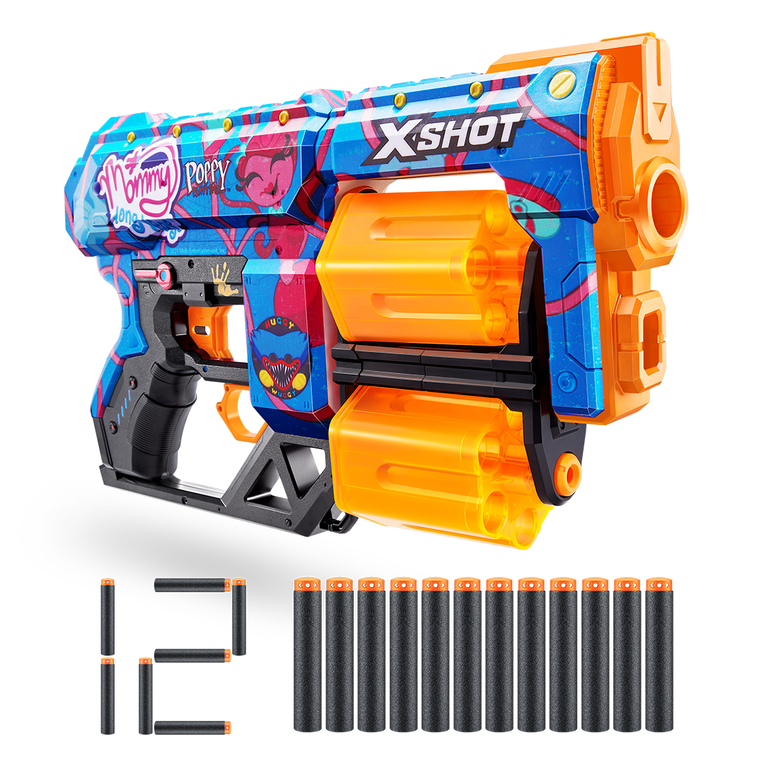 X-Shot Skins Dread (12 Darts) Poppy Playtime s1