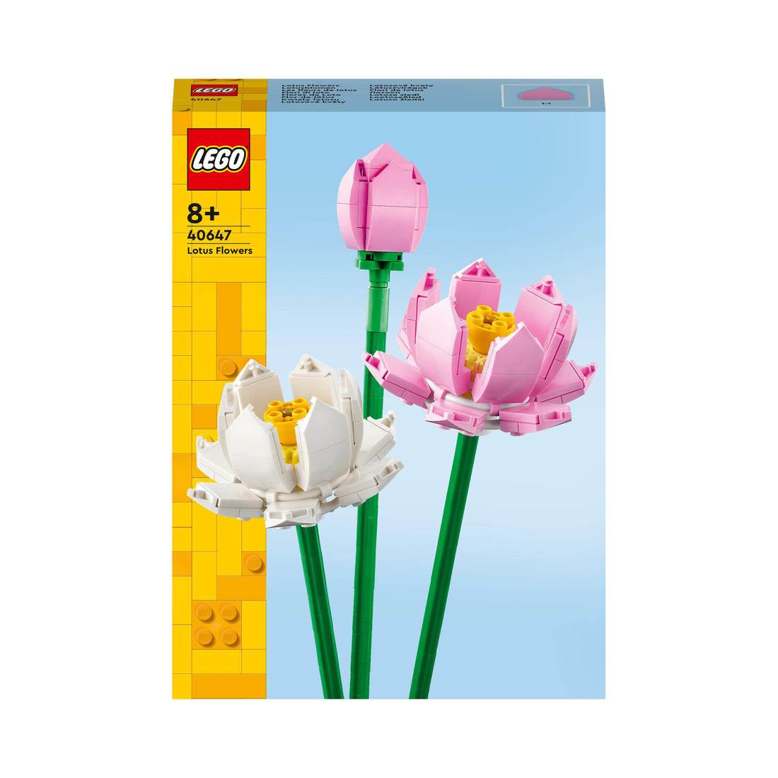 LEGO® Lotus Flowers 40647 Building Toy Set for Ages 8+ (220 Pieces)