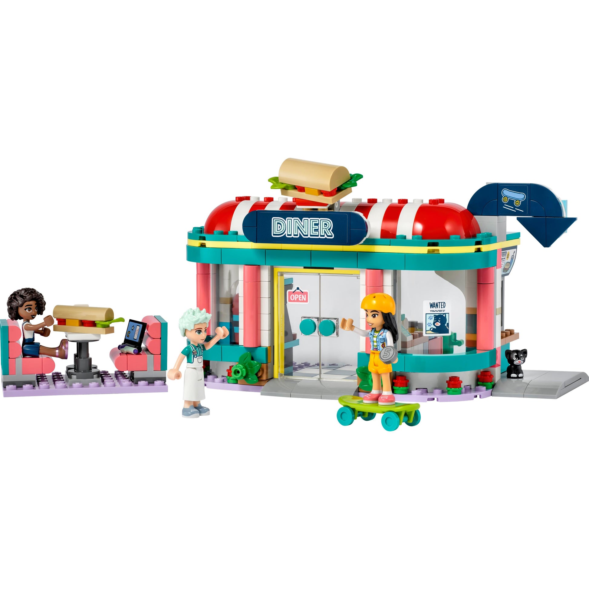 LEGO® Friends Heartlake Downtown Diner 41728 Building Toy Set (346 Pieces)