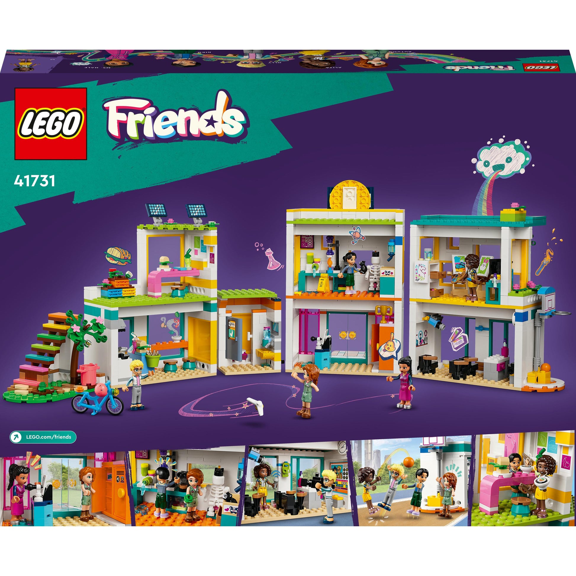 LEGO® Friends Heartlake International School 41731 Building Toy Set (985 Pieces)