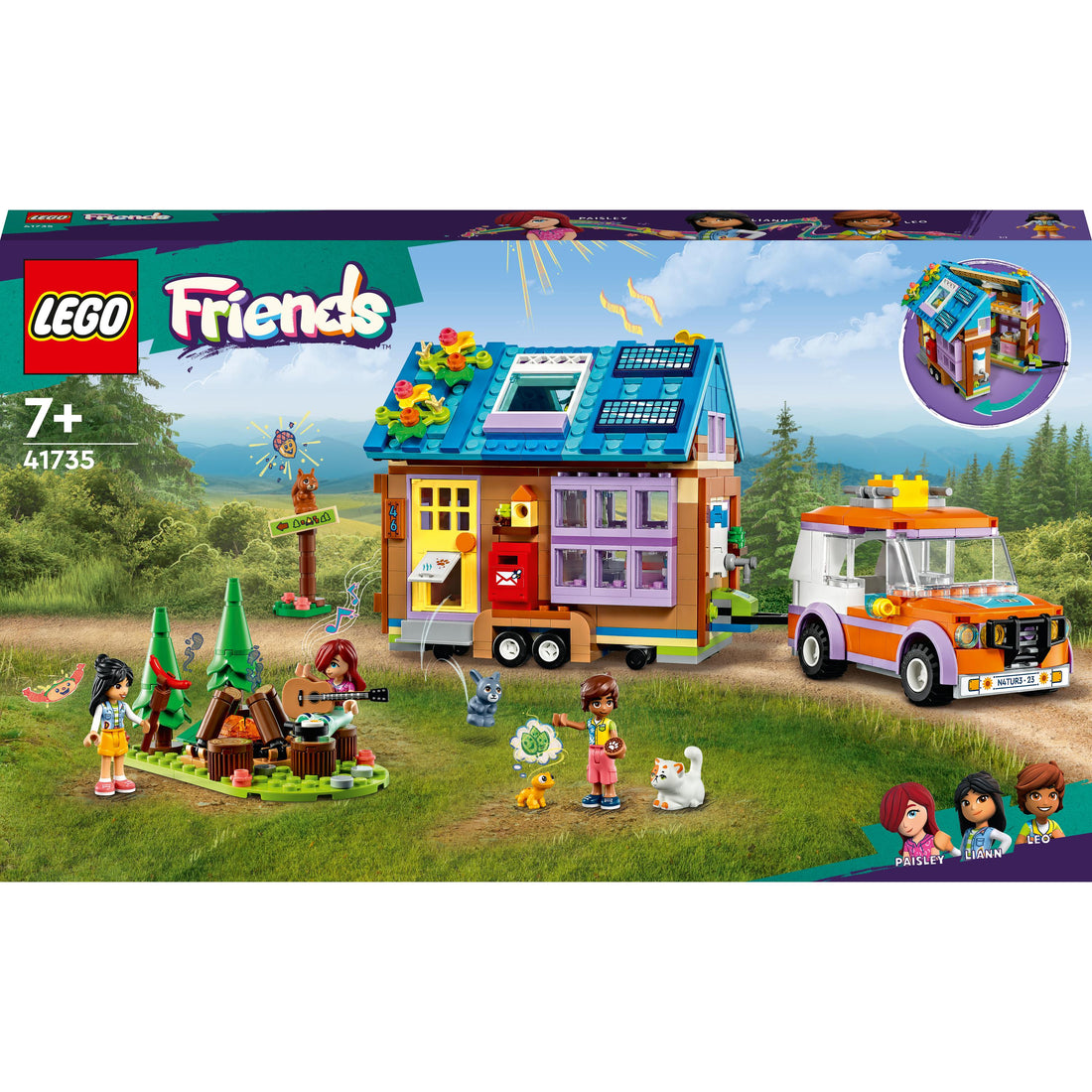 LEGO® Friends Mobile Tiny House 41735 Building Toy Set (785 Pieces)