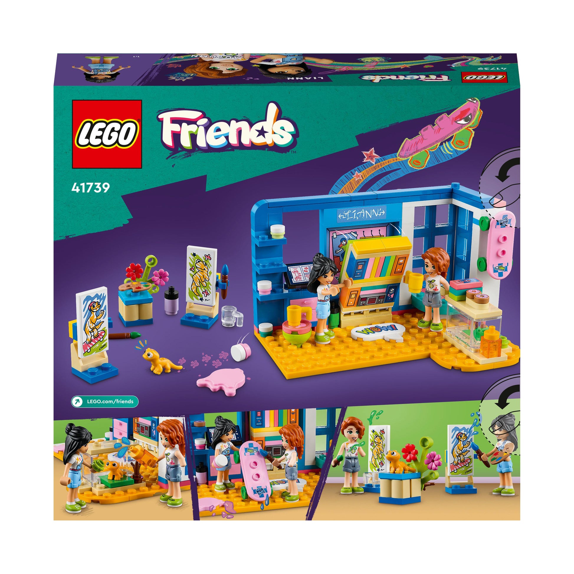 LEGO® Friends Liann's Room 41739 Building Toy Set (204 Pieces)