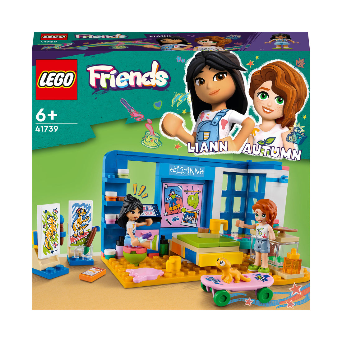 LEGO® Friends Liann's Room 41739 Building Toy Set (204 Pieces)