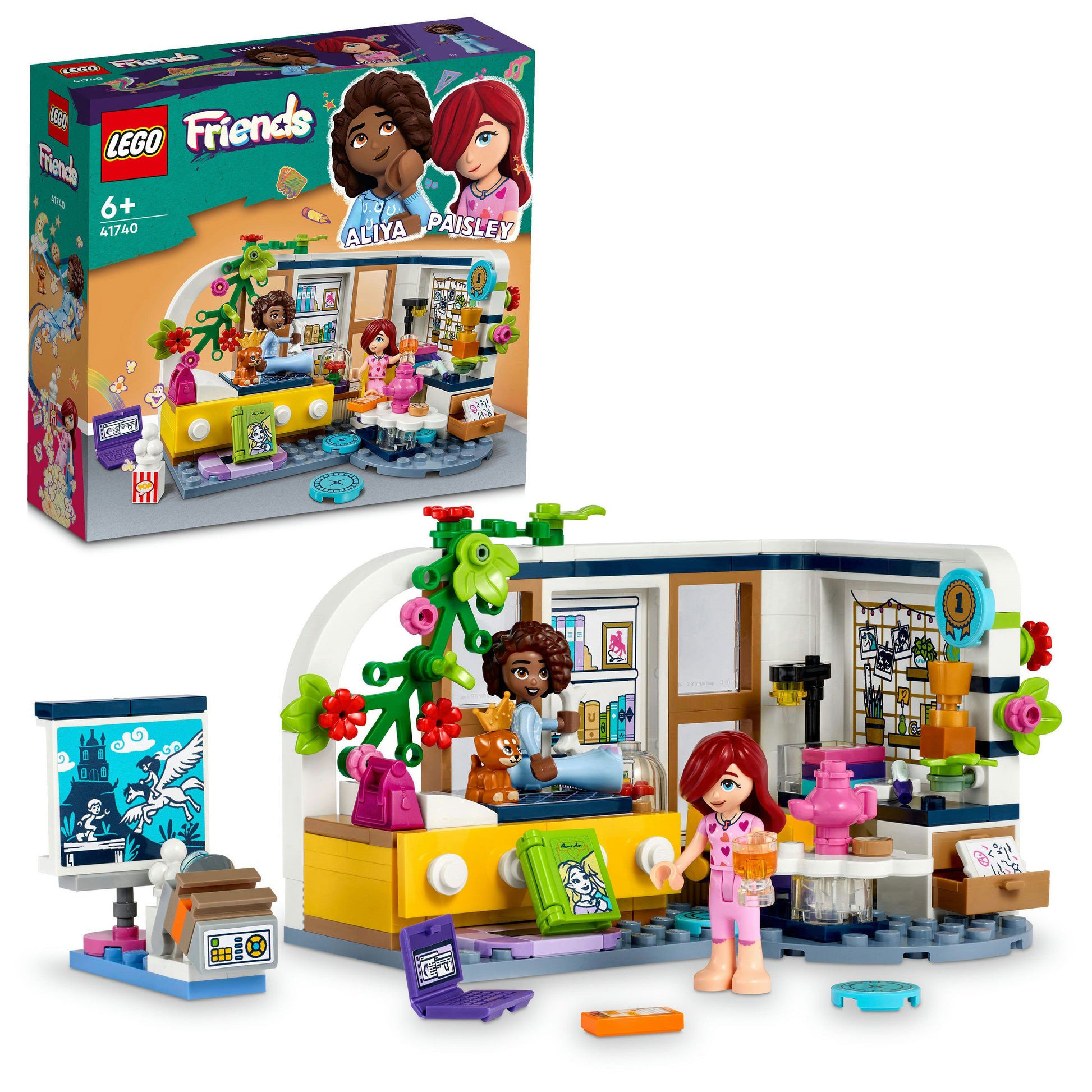 LEGO® Friends Aliya's Room 41740 Building Toy Set (209 Pieces)