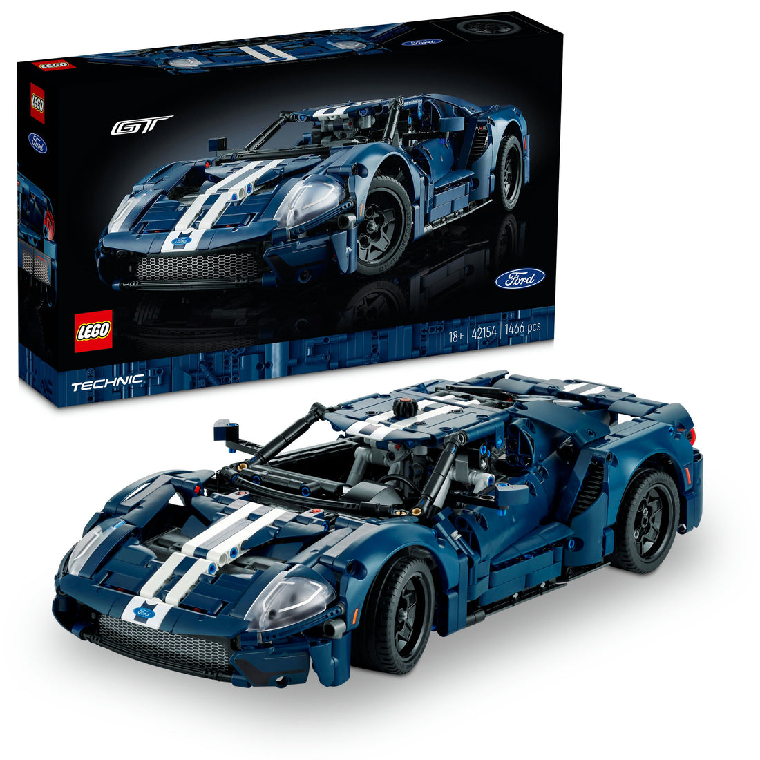 مجموعة للبالغين فورد جي تي 2022 رقم 42154 من LEGO® Technic (1466 قطعة)