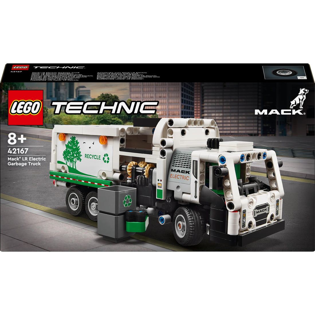 LEGO® Technic Mack® LR Electric Garbage Truck 42167