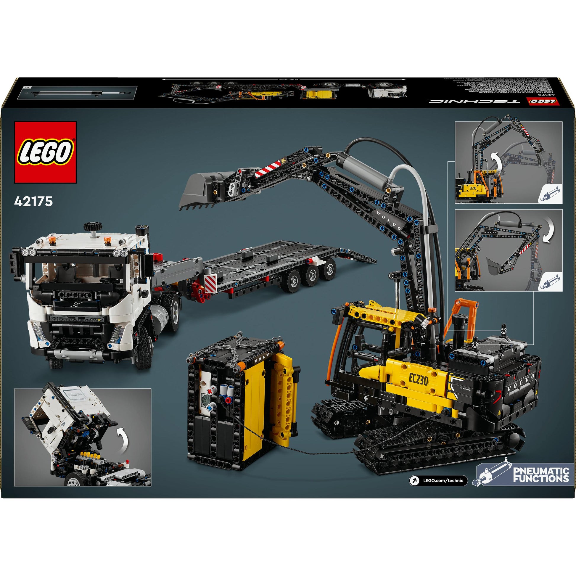 LEGO® Technic Volvo FMX Truck & EC230 Electric Excavator 42175