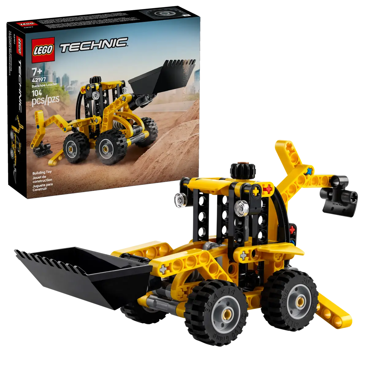 LEGO 42197 Backhoe Loader
