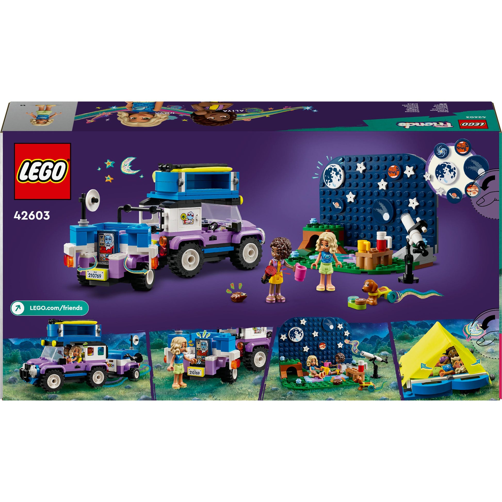 LEGO® Friends Stargazing Camping Vehicle Toy 42603