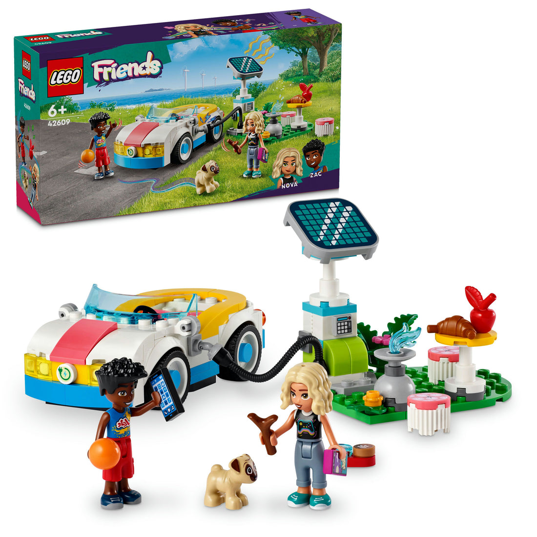 LEGO® Friends Electric Car and Charger Toy 42609