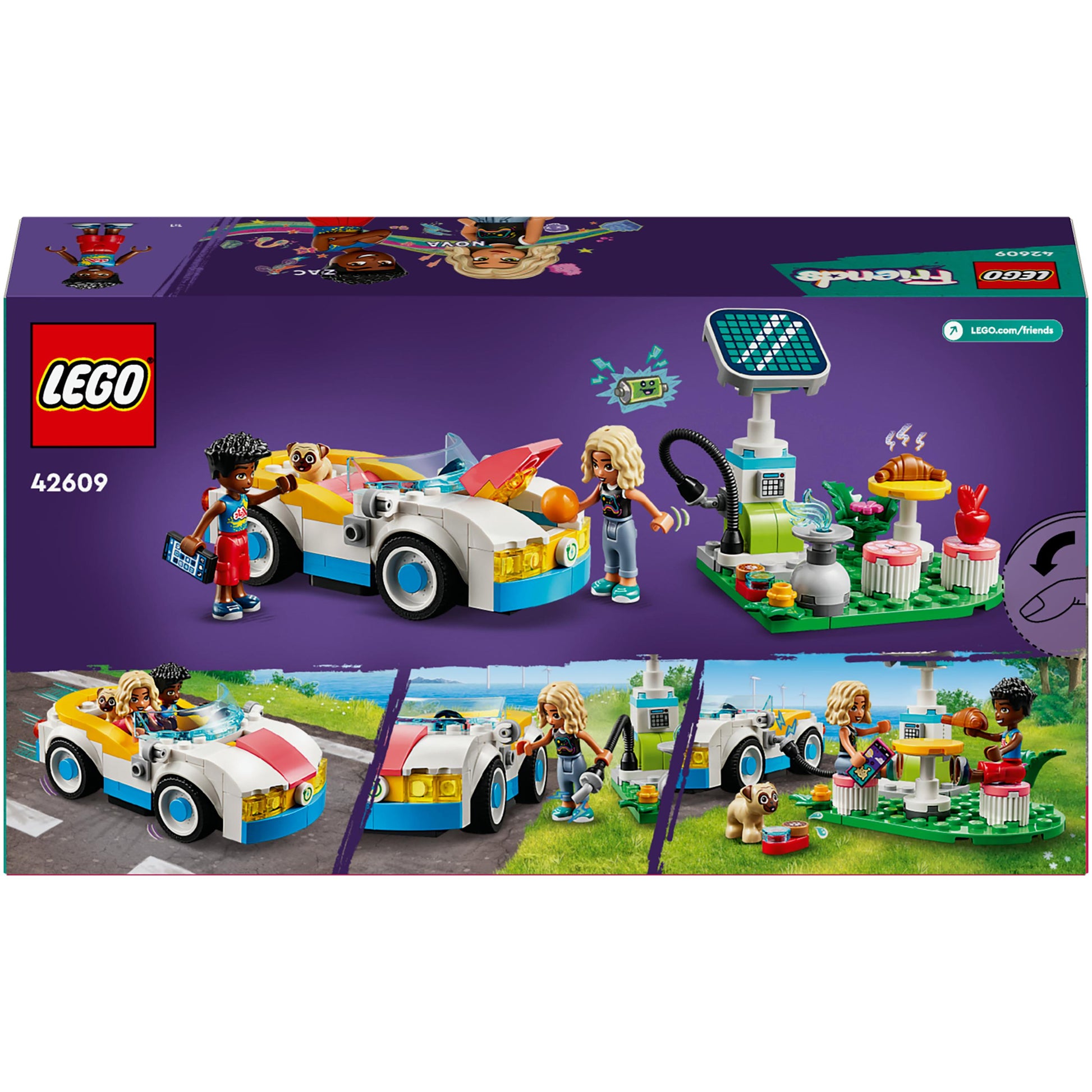 LEGO® Friends Electric Car and Charger Toy 42609