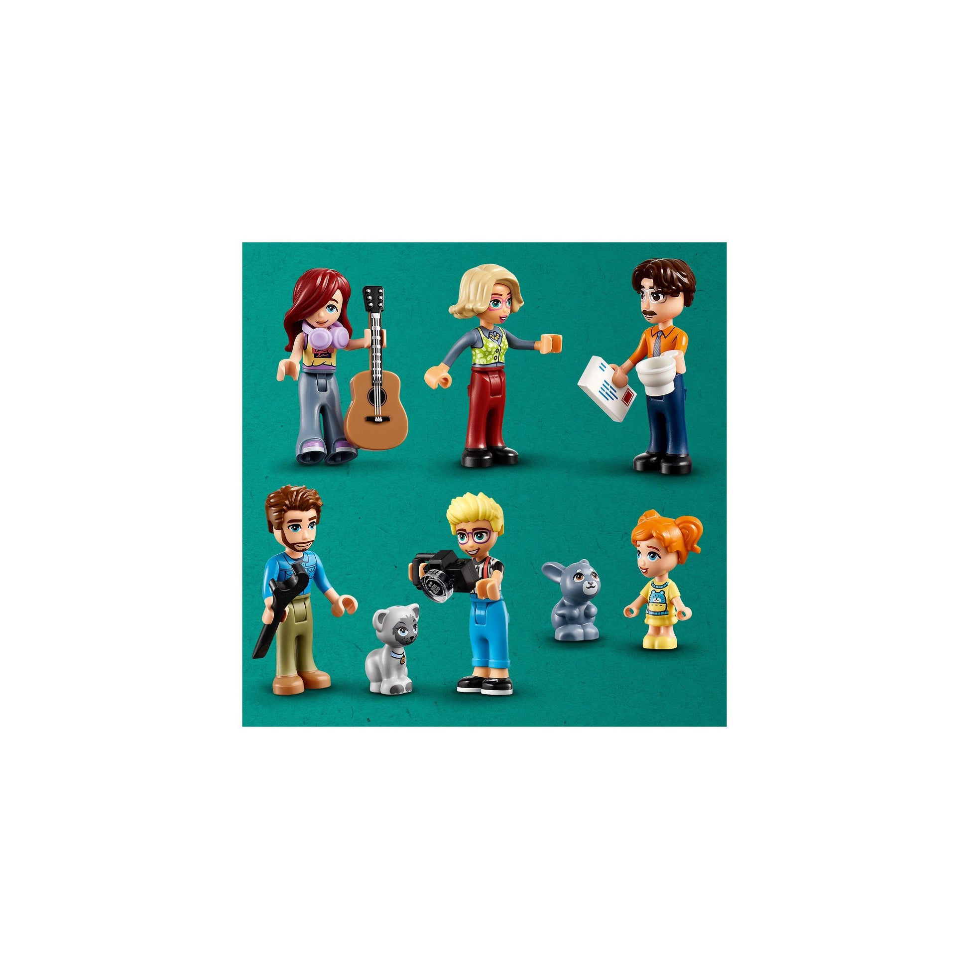 LEGO® Friends Olly and Paisley's Family Houses 42620