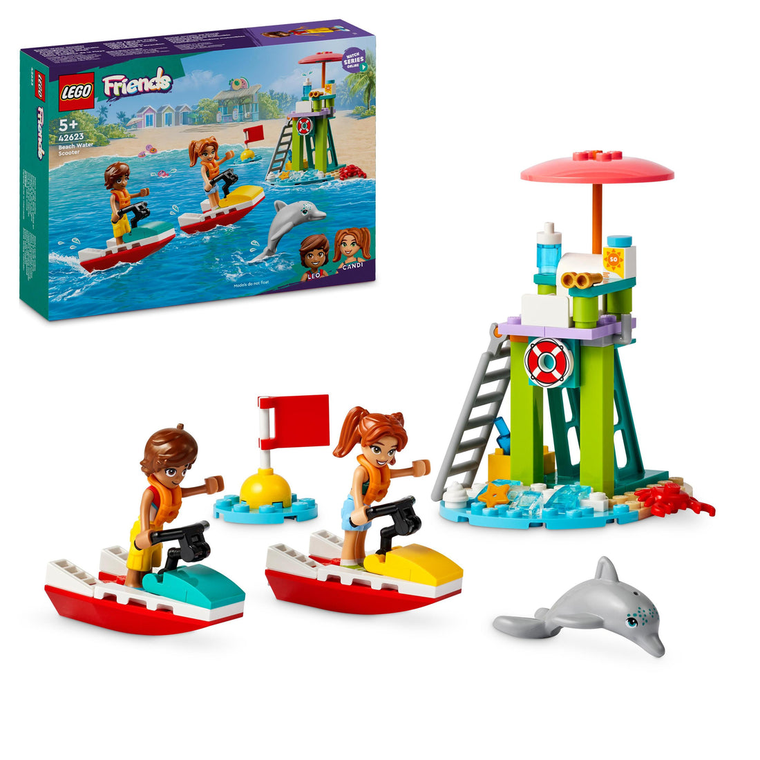 LEGO® Friends Beach Water Scooter Lifeguard Toy 42623