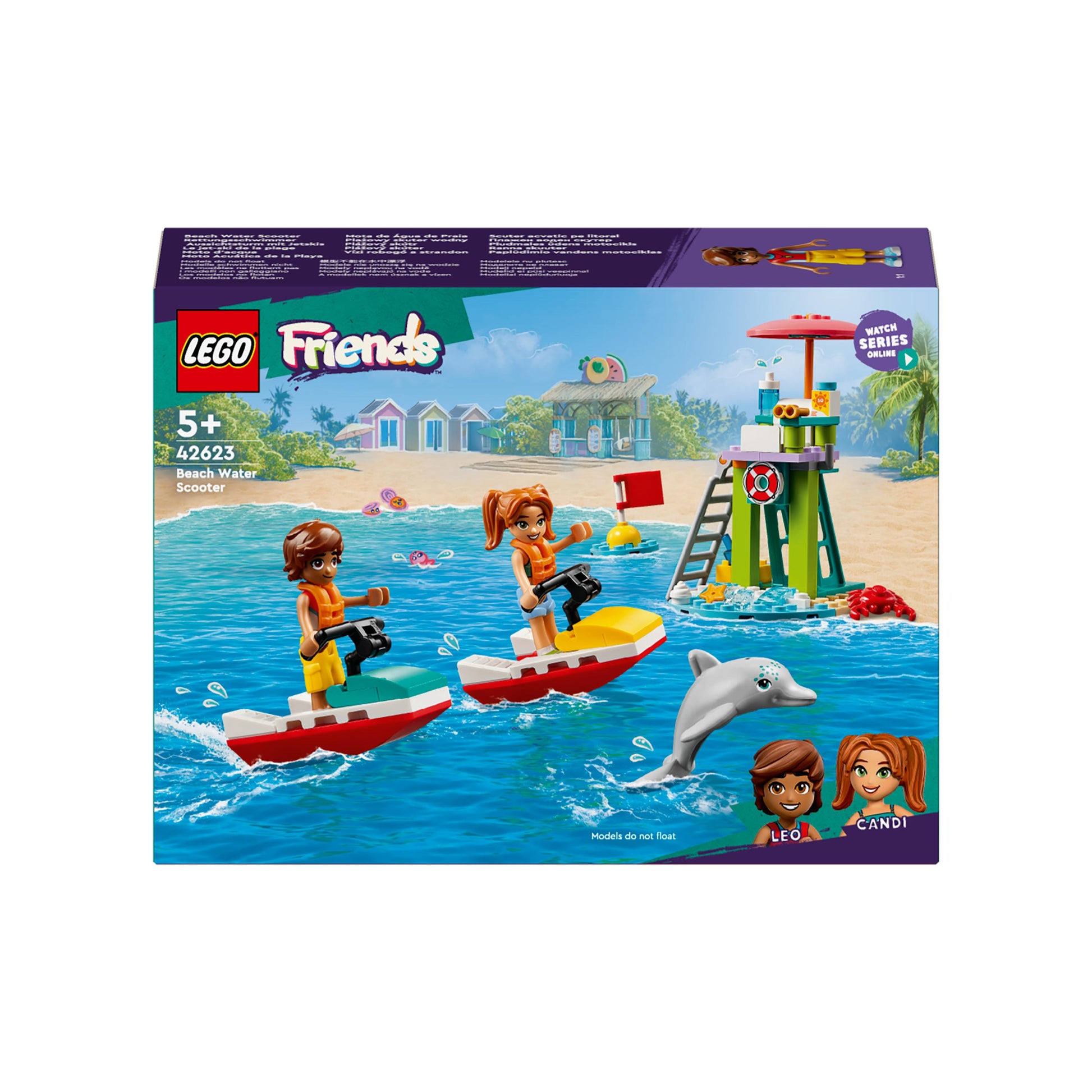 LEGO® Friends Beach Water Scooter Lifeguard Toy 42623