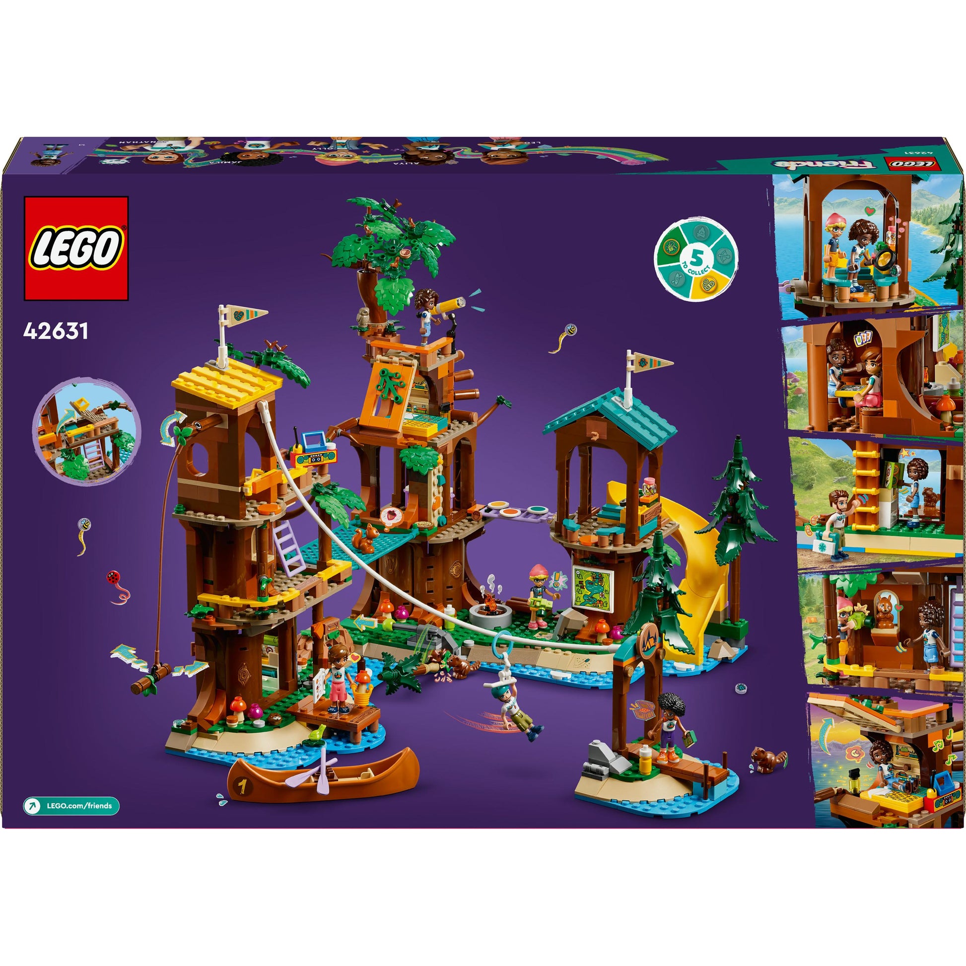 LEGO® Friends Adventure Camp Tree House Playset 42631