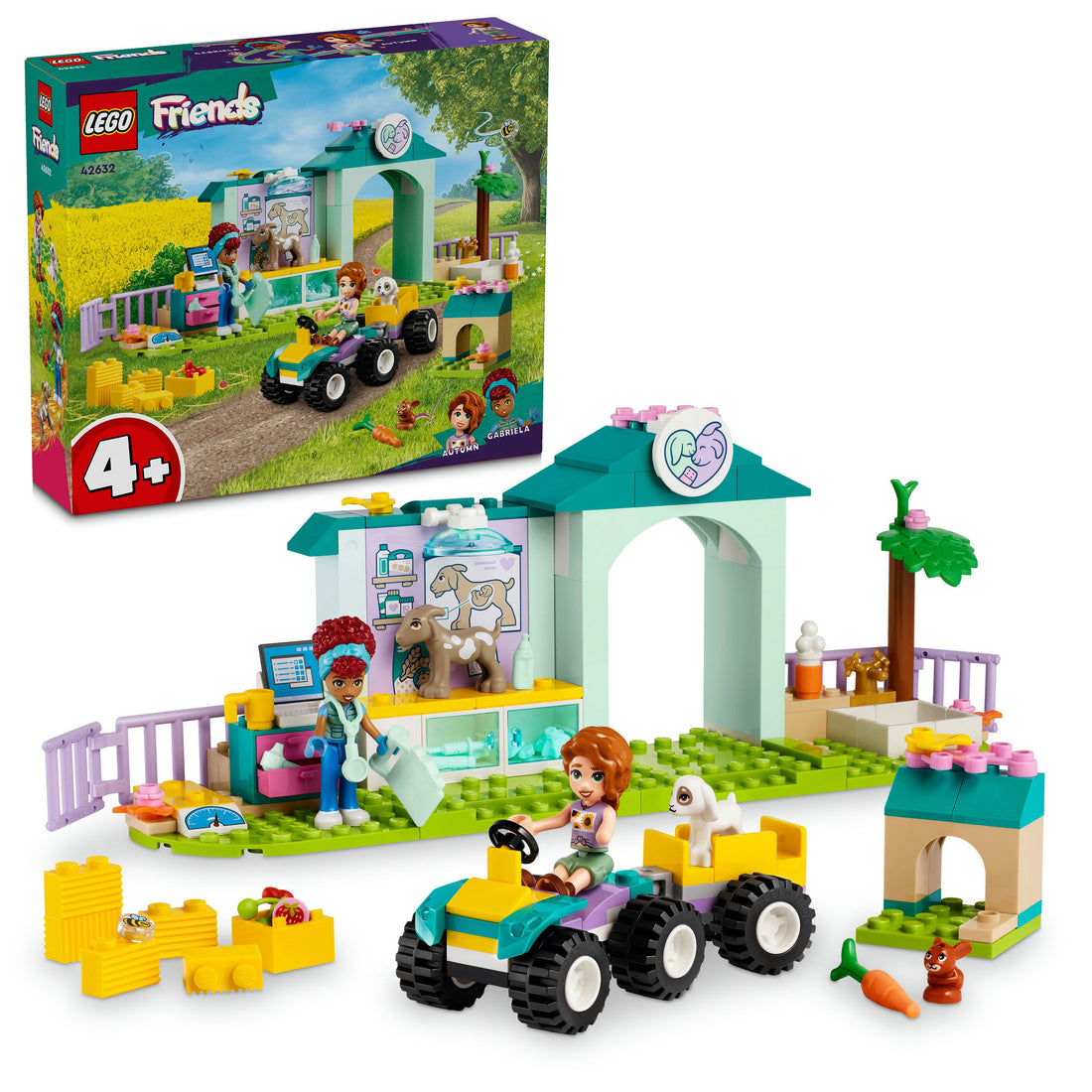 LEGO® Friends Farm Animal Vet Clinic Toy 42632