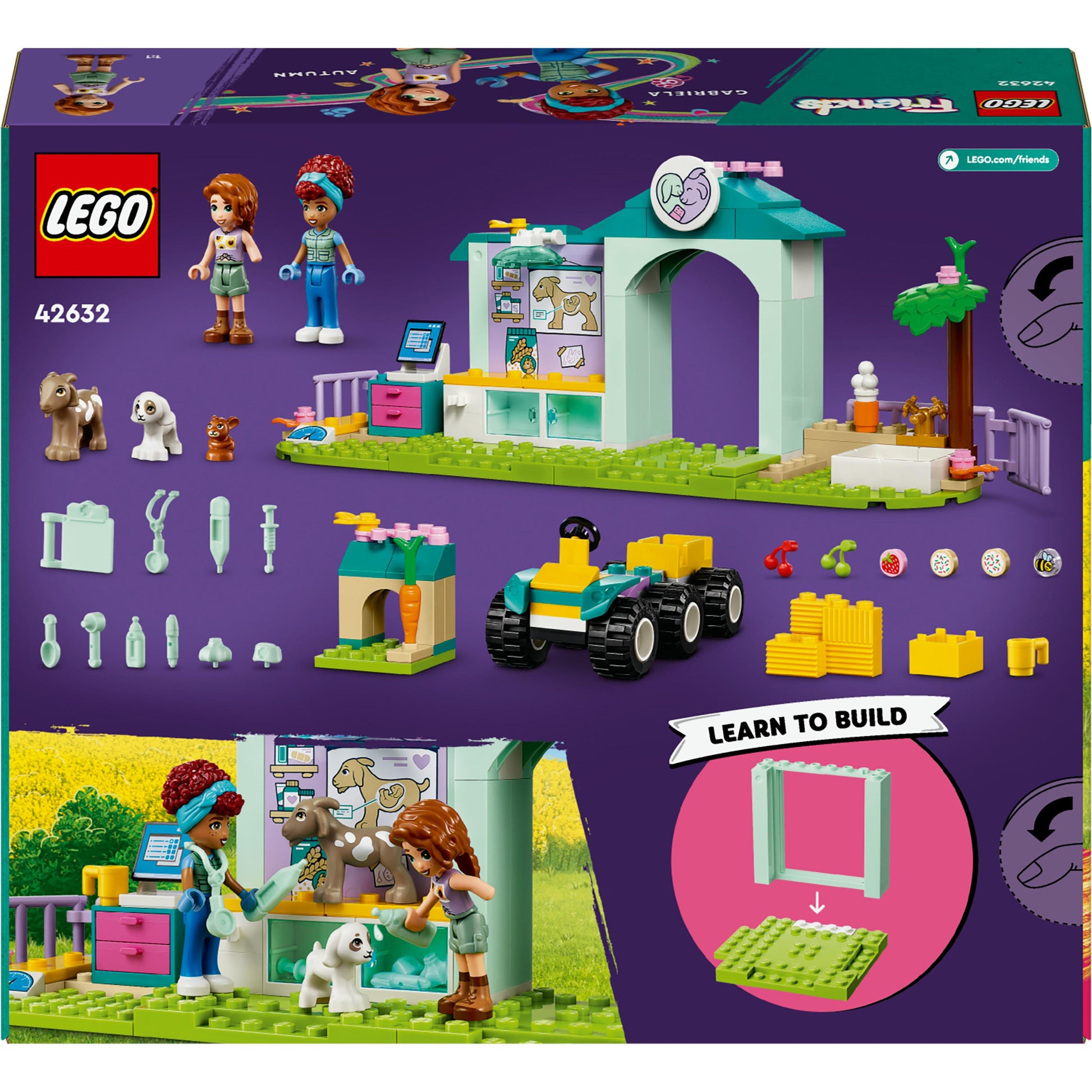 LEGO® Friends Farm Animal Vet Clinic Toy 42632