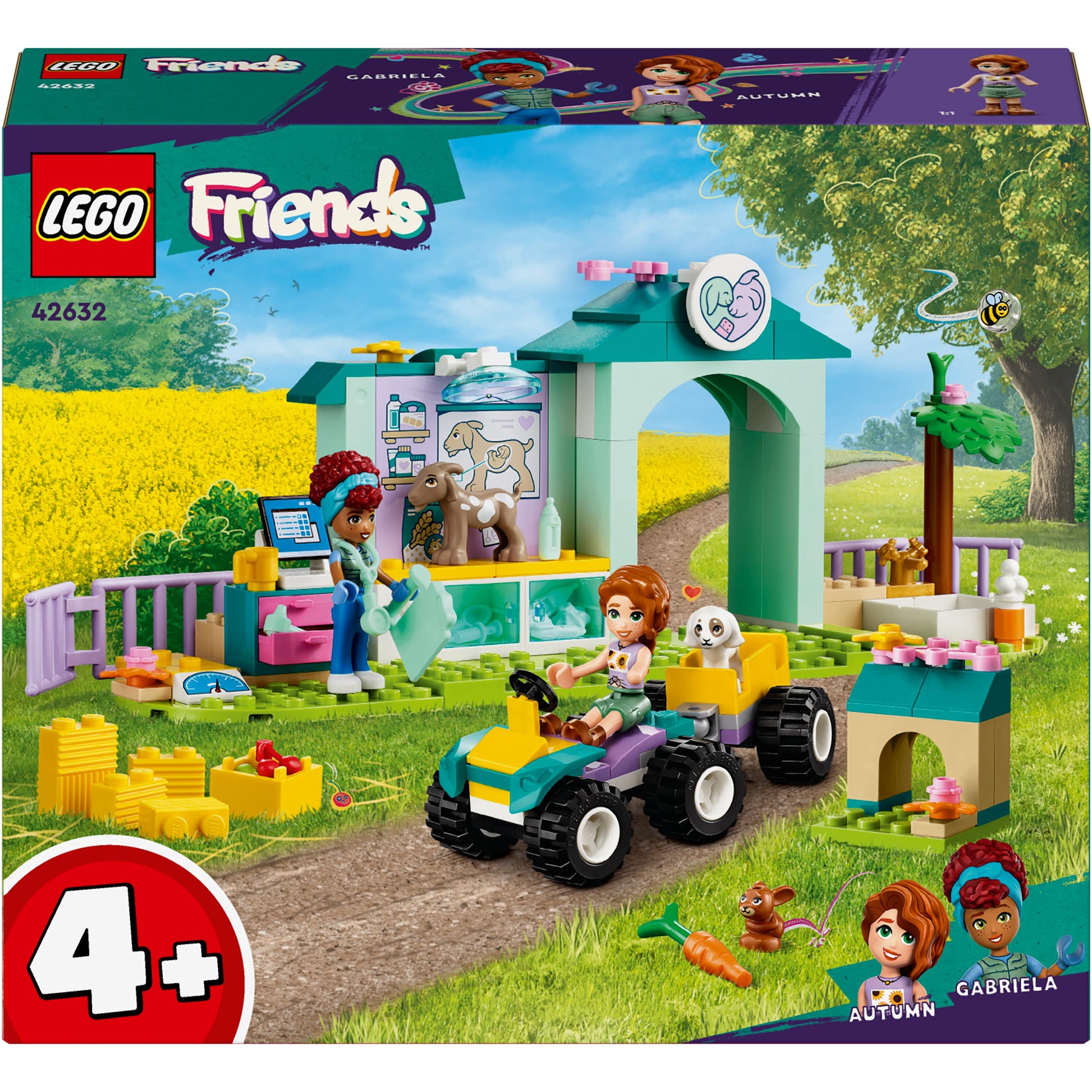 LEGO® Friends Farm Animal Vet Clinic Toy 42632