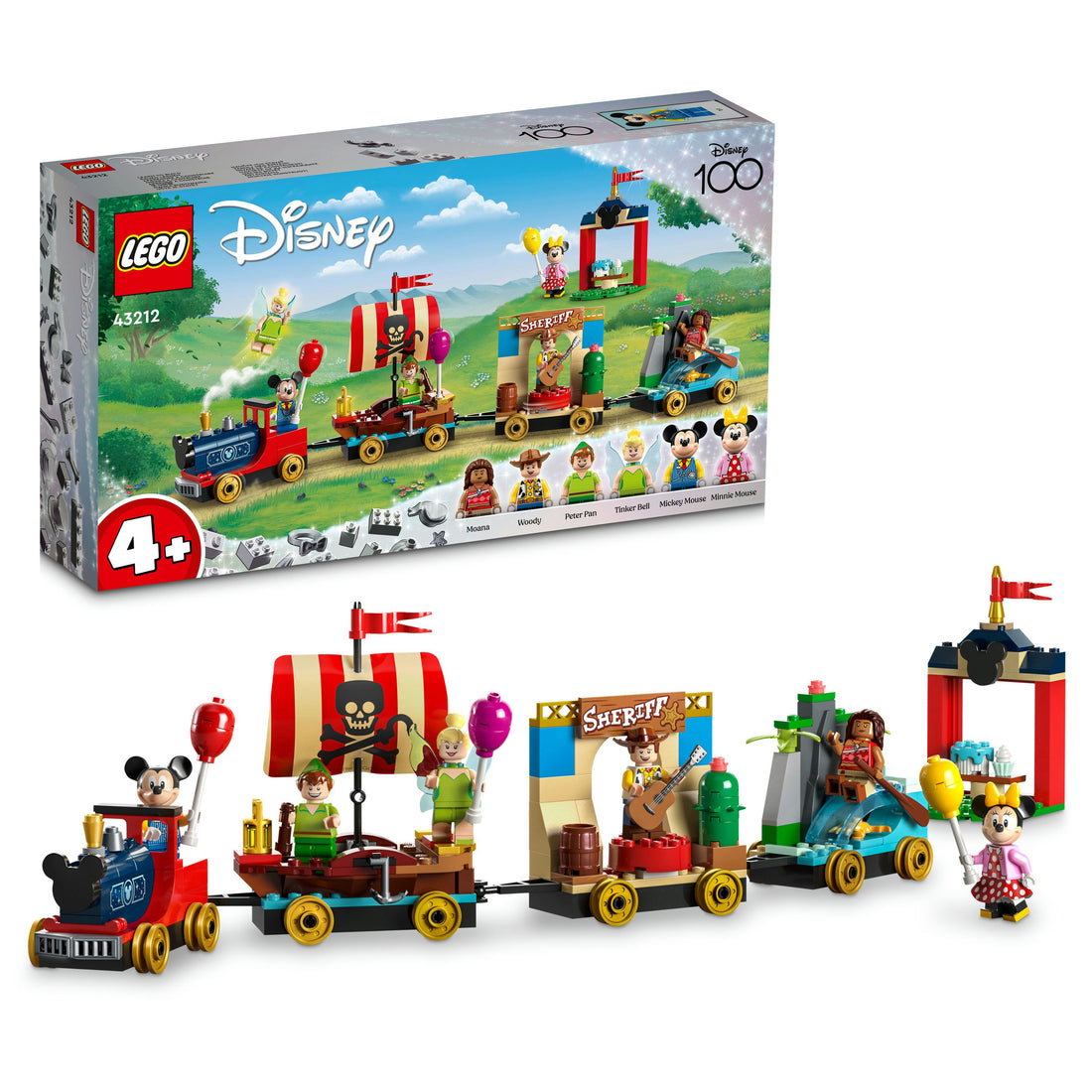 LEGO® | Disney: Disney Celebration Train 43212 Building Toy Set (200 Pieces)