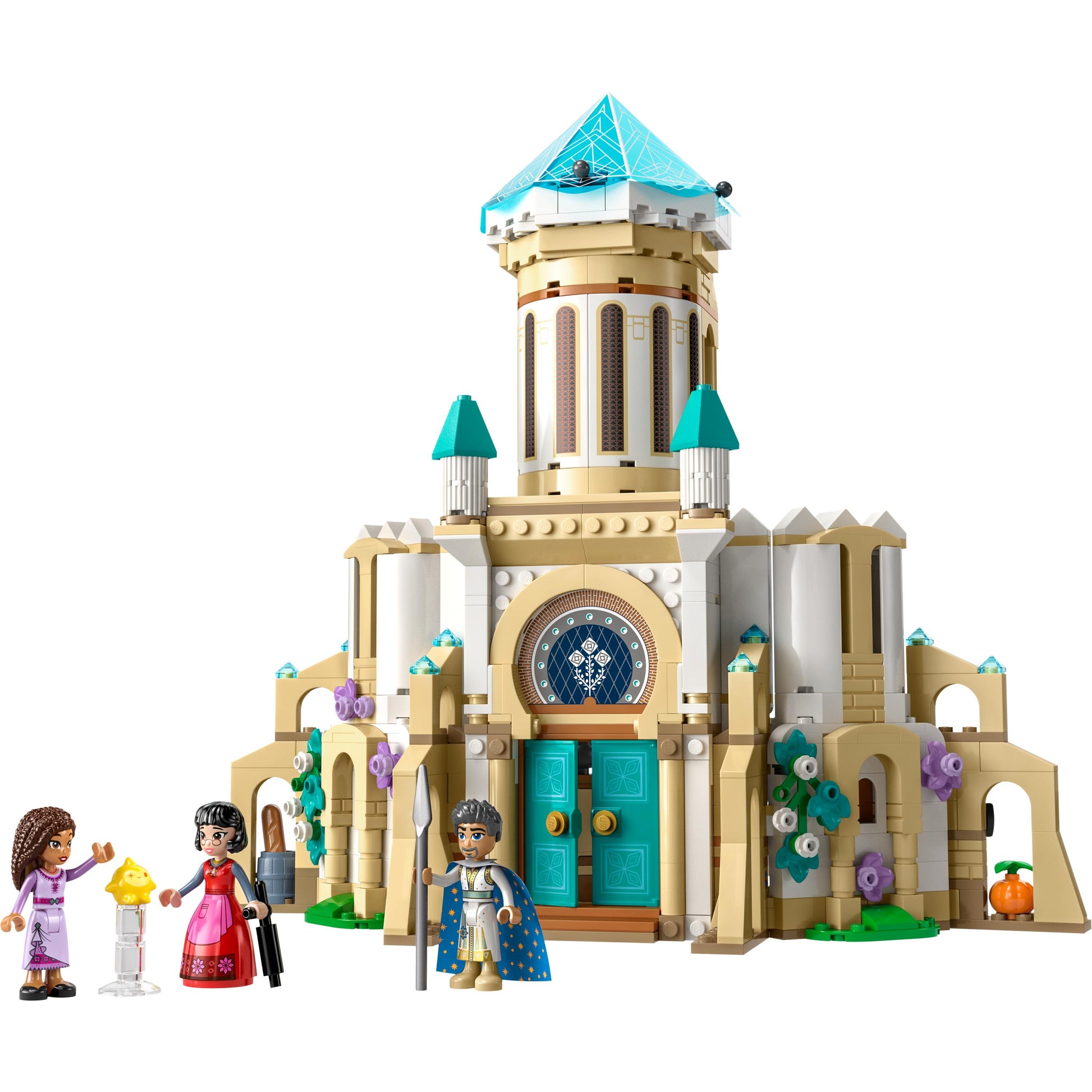 LEGO® _ Disney King Magnifico’s Castle 43224 Building Toy Set (613 Pieces)